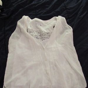 White Lacey Blouse